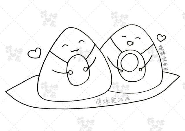 端午节的画简单又漂亮（含文字内容的手抄报及简笔画合集，简单又漂亮！）