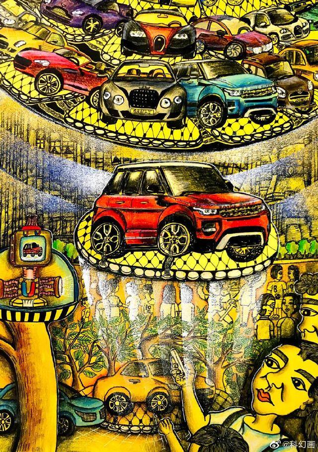 科幻儿童画（科幻画作品解说）