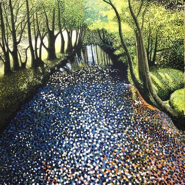 画画怎么赚钱（点彩画家susanentwistle，一个自学成才的艺术家）