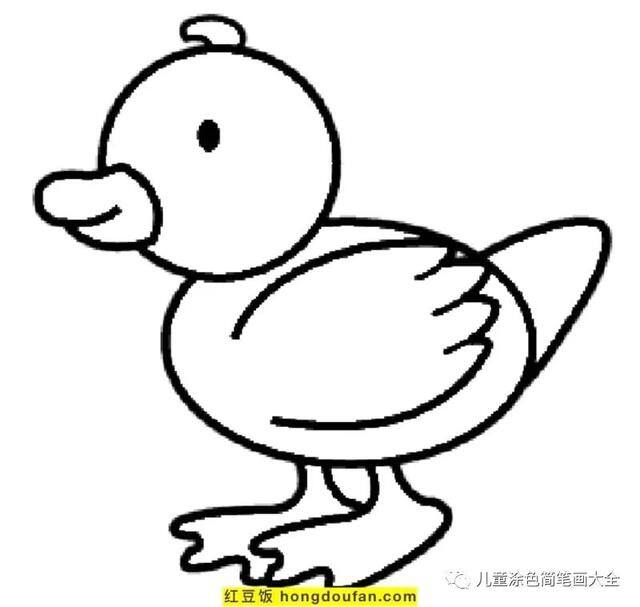 关于夏天的画简单好看（《我的世界》电影海报鸭子着色页）