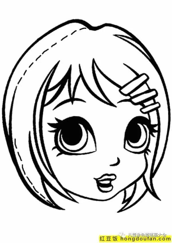 简单又漂亮的花绘画（如何为孩子画一个女孩）