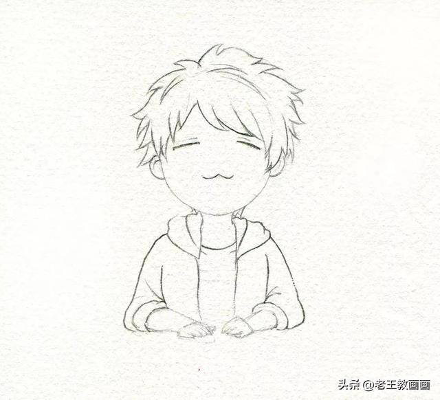 怎么画画（简笔画男孩（附过程））