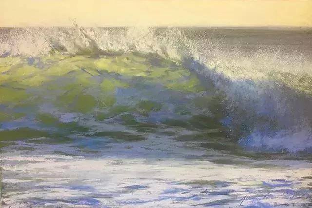海浪怎么画简单又好看（海浪翻滚的千姿百态，你就以为她只会这个吗？）