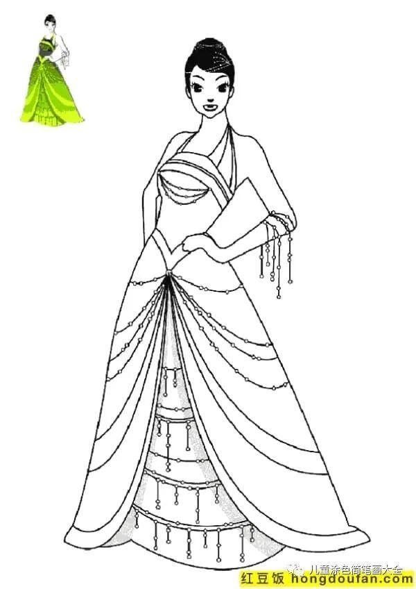 简单又漂亮的花绘画（如何为孩子画一个女孩）