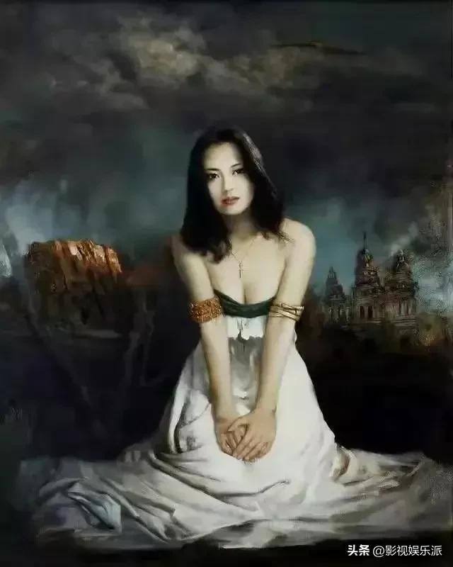 画一个漂亮的女生（这些油画中的东方女孩柔和细腻，太漂亮了！）