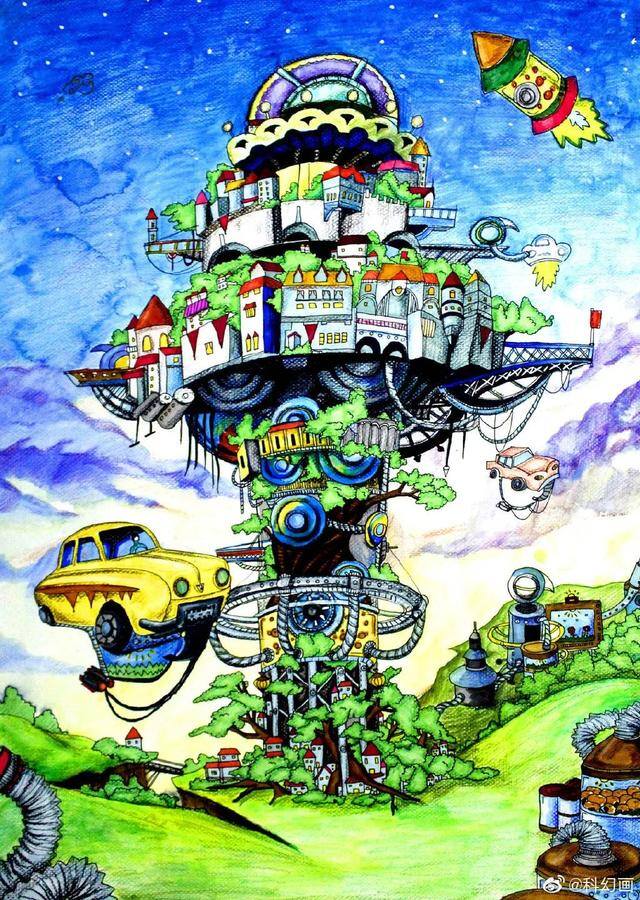 科幻儿童画（科幻画作品解说）