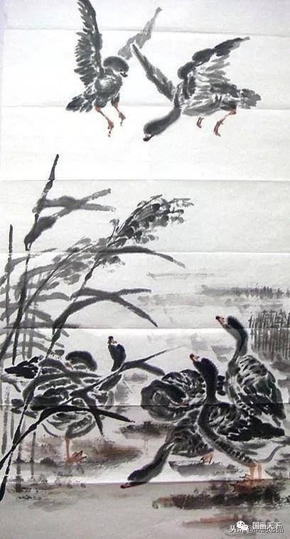 大雁怎么画简单又好看（飞鸿的各种姿态）