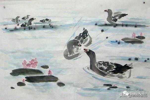 大雁怎么画简单又好看（飞鸿的各种姿态）