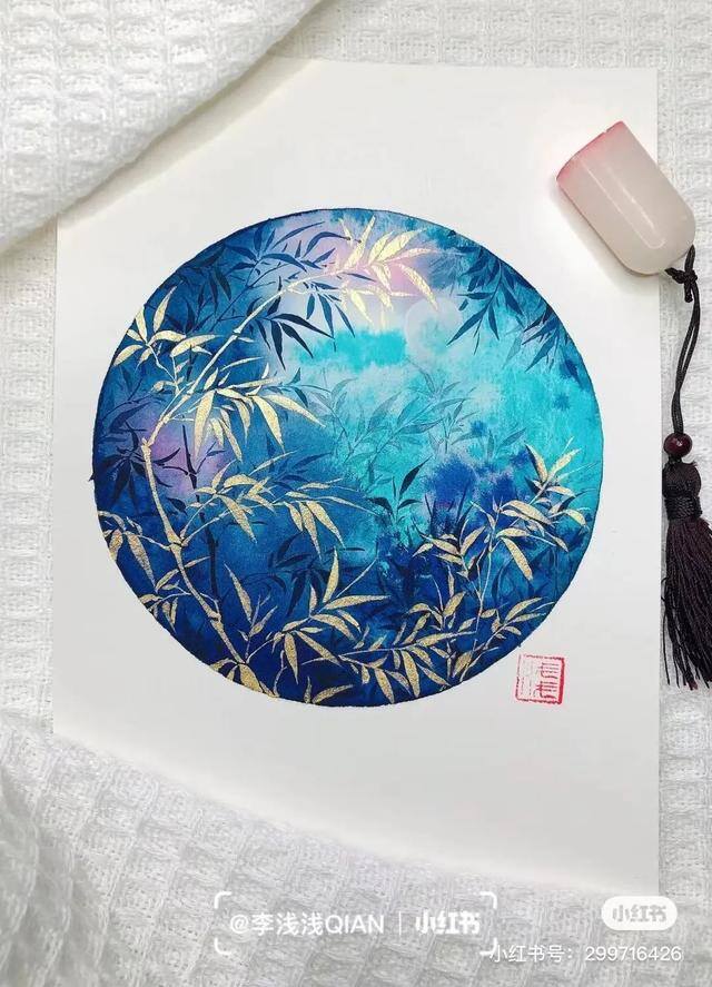 花朵怎么画最漂亮（中国风水彩花卉插画｜李浅浅qian）