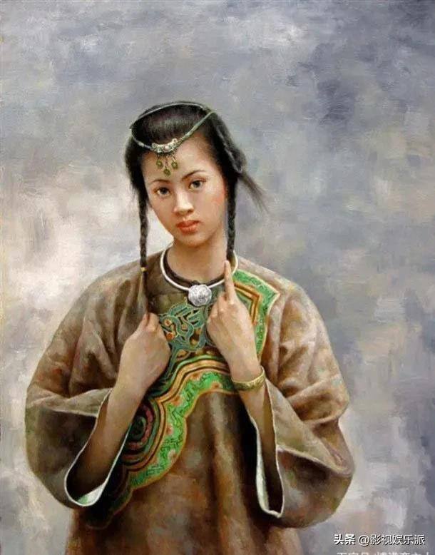 画一个漂亮的女生（这些油画中的东方女孩柔和细腻，太漂亮了！）