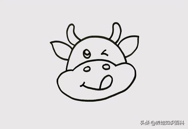 牛怎么画简单又漂亮（牛怎么画？只需4步就可以了）