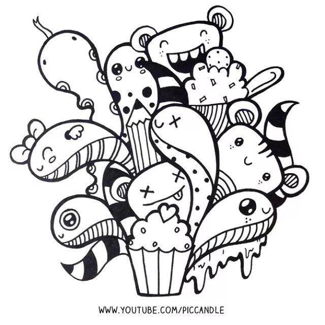 绘画图片大全简单漂亮（蠢萌蠢萌的小鸡蛋，简单易学！）