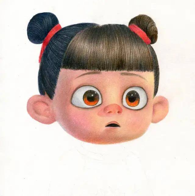 哪吒怎么画简单又好看（哪吒的彩铅画，简单又有趣，喜欢绘画的同学们快来临摹学习）