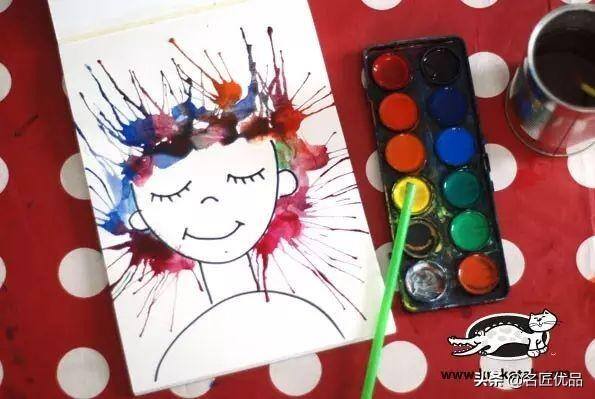 简单的绘画作品（手把手教你画彩虹，简单又有趣！）
