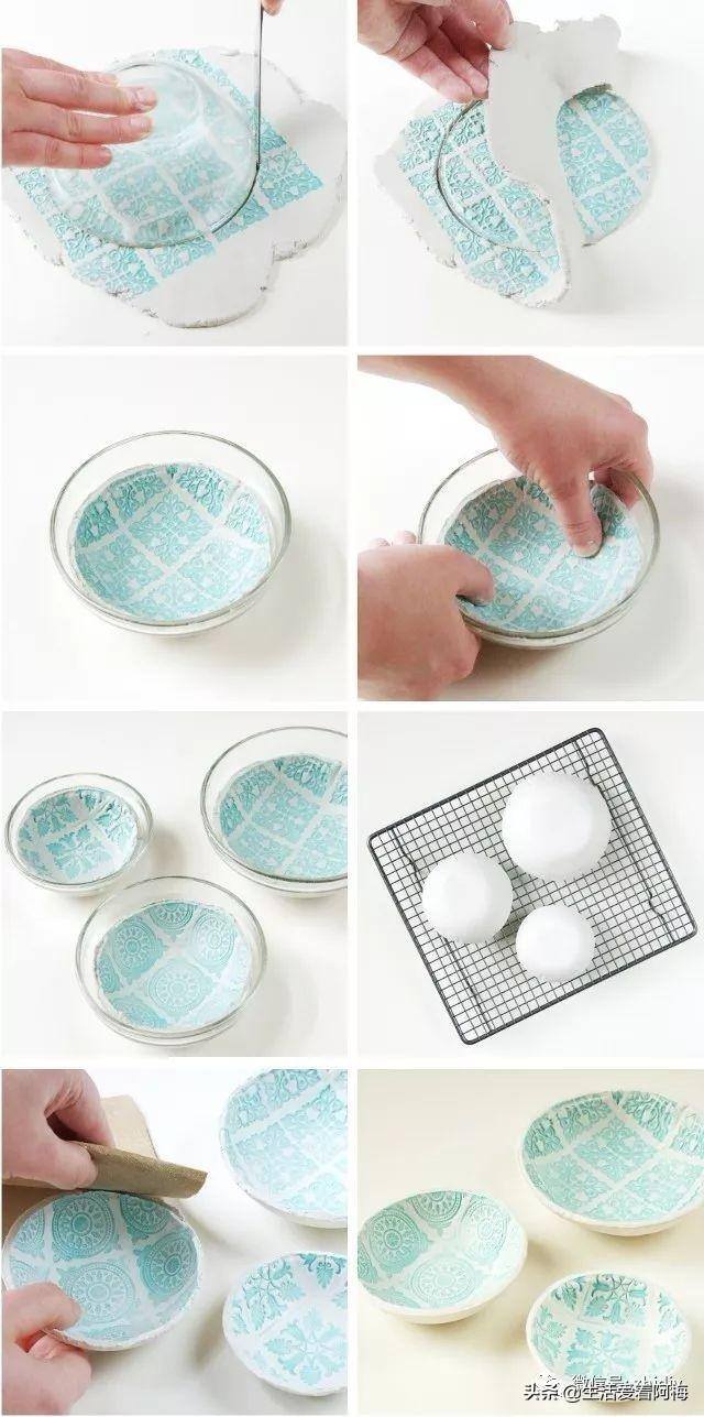 泥土手工制作（首饰盒不用买，几块黏土一片树叶就能diy）