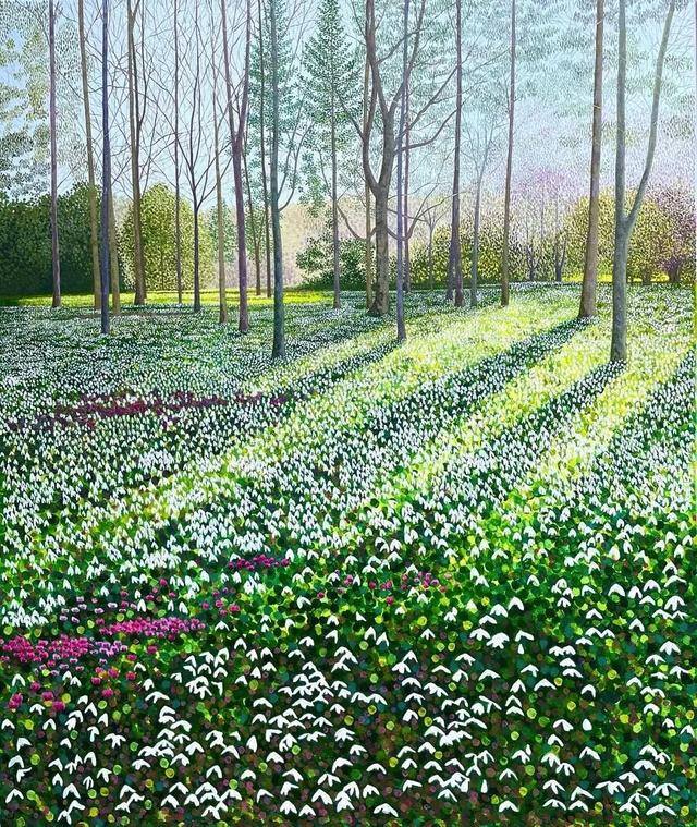 画画怎么赚钱（点彩画家susanentwistle，一个自学成才的艺术家）