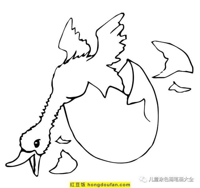 关于夏天的画简单好看（《我的世界》电影海报鸭子着色页）