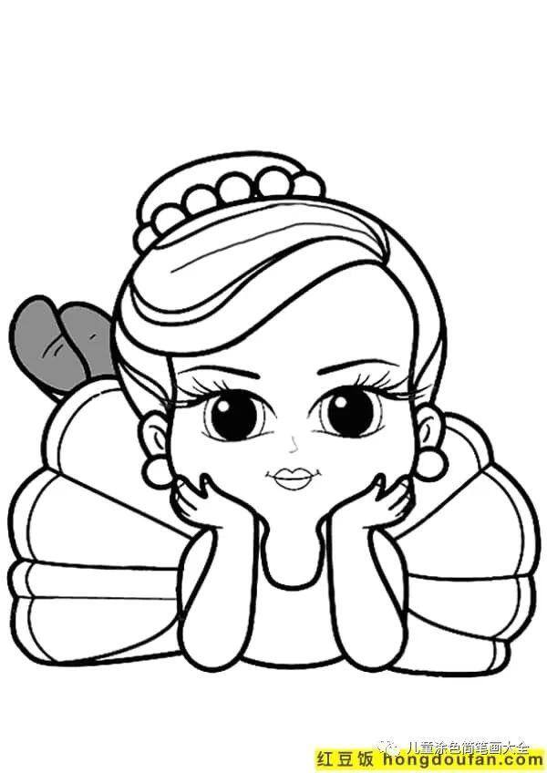 简单又漂亮的花绘画（如何为孩子画一个女孩）