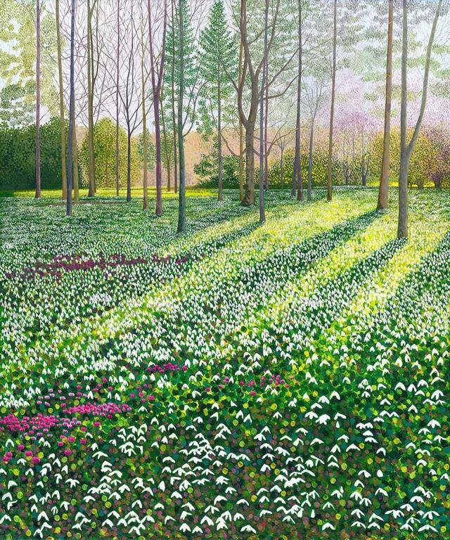 画画怎么赚钱（点彩画家susanentwistle，一个自学成才的艺术家）