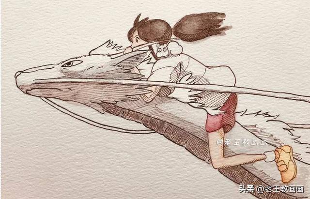 画画怎么画才好看（千与千寻的简笔画教程）