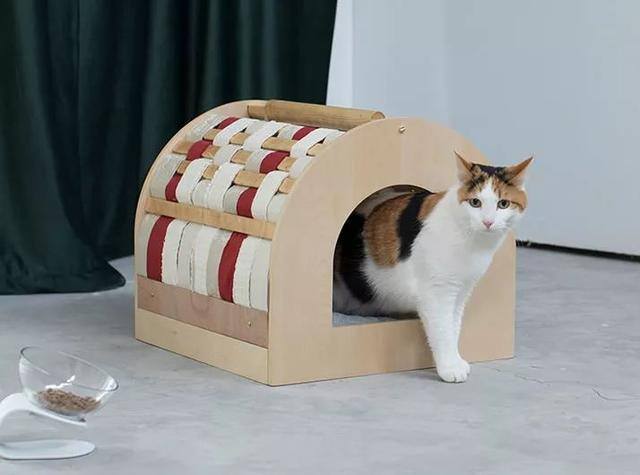 猫窝怎么做手工制作（家居旧物改造小猫窝）