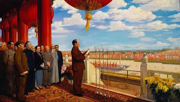 美术画画大全（刘文西的《开国大典》）