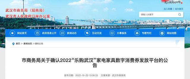 2022手工活免费拿货平台（武汉确认2022“乐购武汉”家电家具数字消费券发放平台）