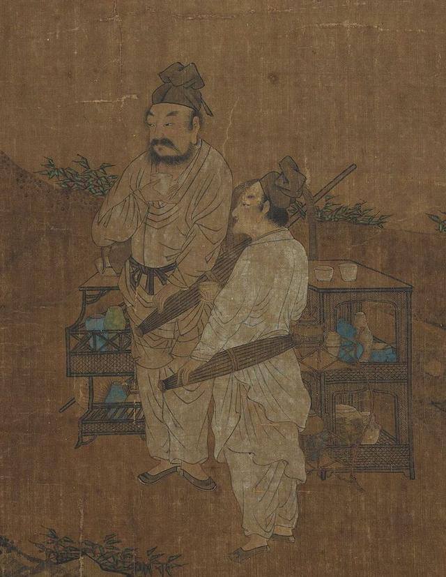 火怎么画好看又简单（台北故宫博物院藏宋刘松年撵茶图轴）