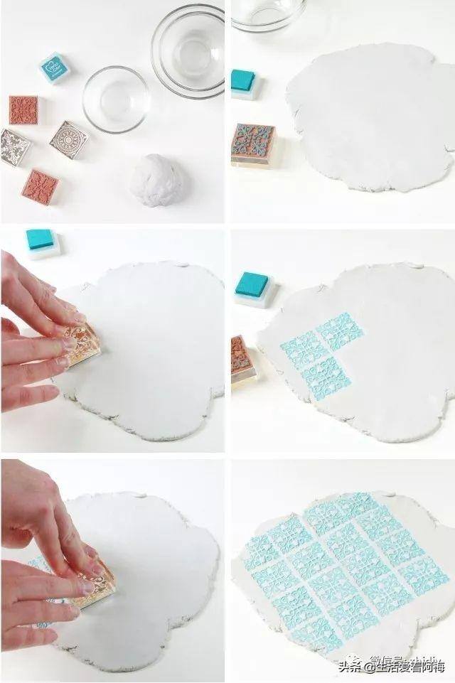 泥土手工制作（首饰盒不用买，几块黏土一片树叶就能diy）