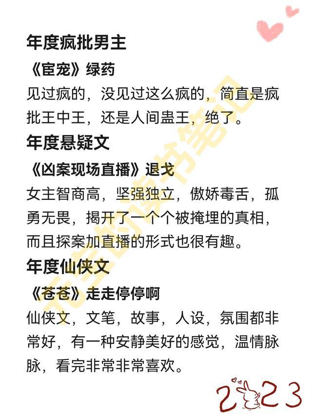 好的小说（回望过去的2022年）