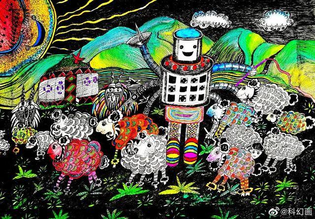 科幻儿童画（科幻画作品解说）