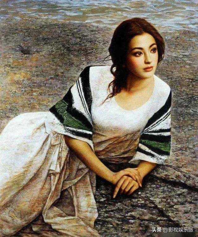 画一个漂亮的女生（这些油画中的东方女孩柔和细腻，太漂亮了！）