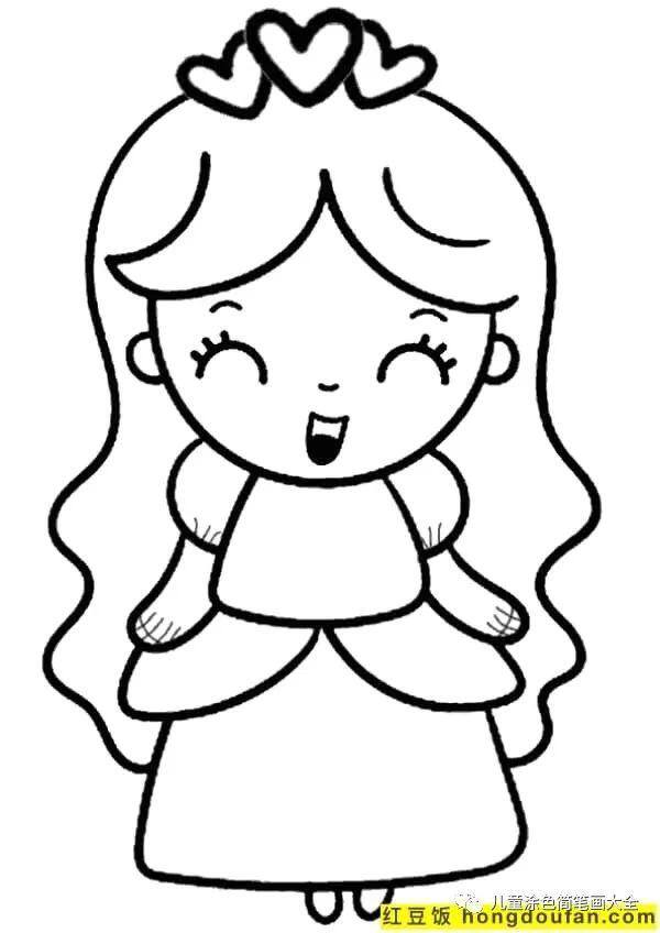 简单又漂亮的花绘画（如何为孩子画一个女孩）