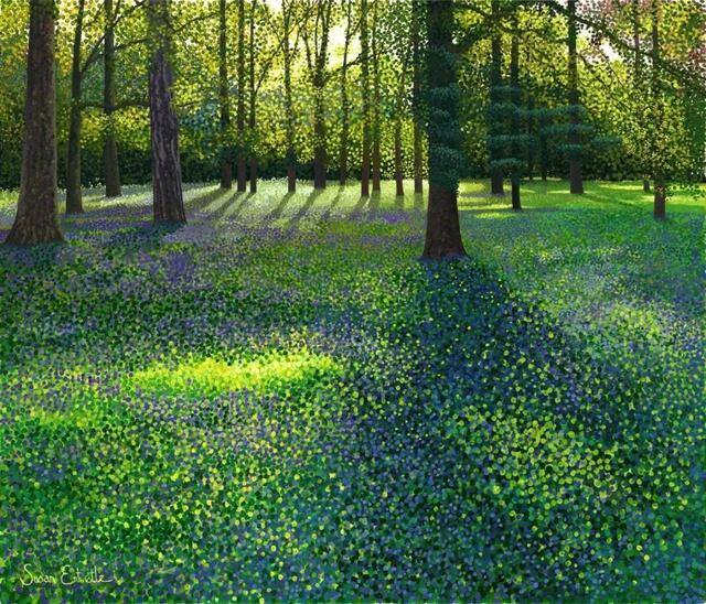 画画怎么赚钱（点彩画家susanentwistle，一个自学成才的艺术家）