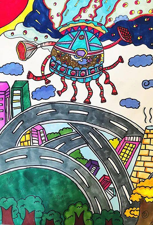 环保绘画简单又漂亮一等奖（全市中小学生环保绘画大赛作品赏析）
