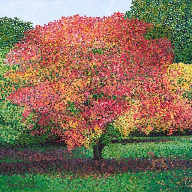 画画怎么赚钱（点彩画家susanentwistle，一个自学成才的艺术家）