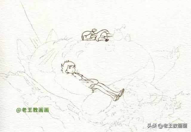 怎样画画才好看（水彩龙猫的画法）