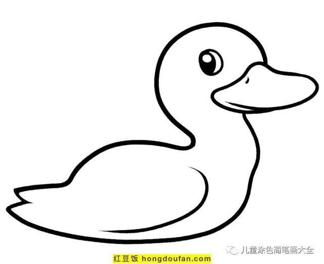 关于夏天的画简单好看（《我的世界》电影海报鸭子着色页）