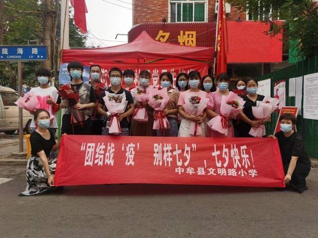 七夕节儿童画简单漂亮（中牟县文明路小学开展“团结战‘疫’别样七夕”主题活动）
