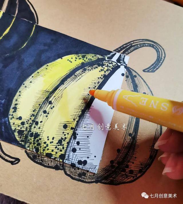南瓜怎么画简单又漂亮（手把手教你画南瓜）