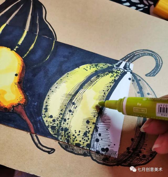 南瓜怎么画简单又漂亮（手把手教你画南瓜）