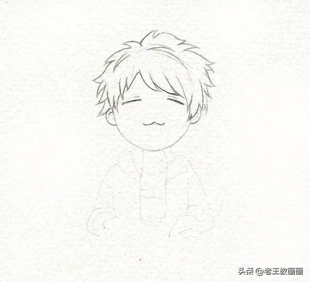 怎么画画（简笔画男孩（附过程））