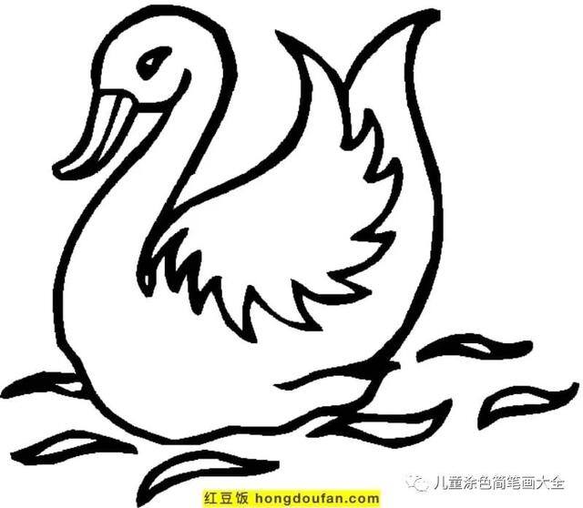 关于夏天的画简单好看（《我的世界》电影海报鸭子着色页）