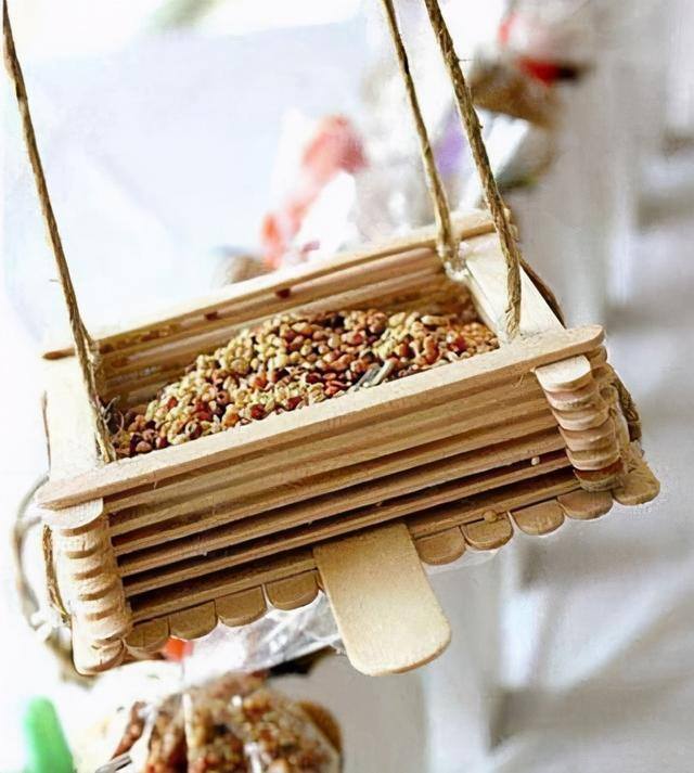 精美手工制作（30多个用冰棒棍制作的精湛工艺品）