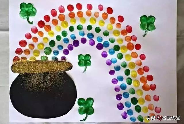 简单的绘画作品（手把手教你画彩虹，简单又有趣！）