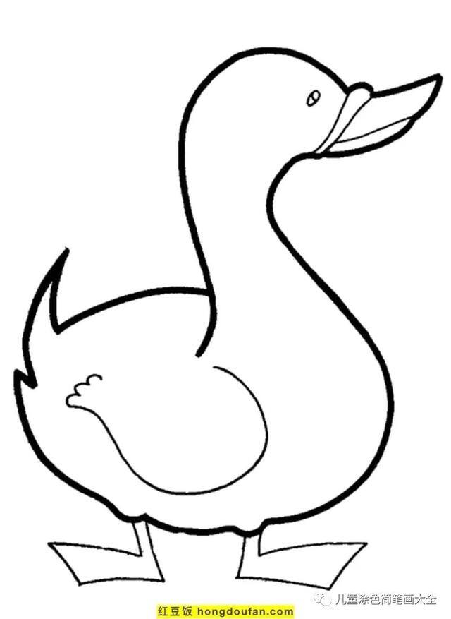 关于夏天的画简单好看（《我的世界》电影海报鸭子着色页）