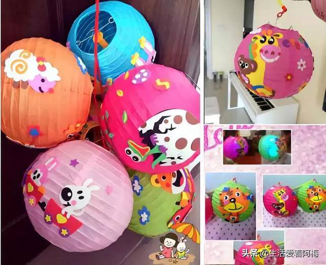 手工花灯（「中秋节手工」中秋手工灯笼）