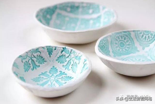 泥土手工制作（首饰盒不用买，几块黏土一片树叶就能diy）