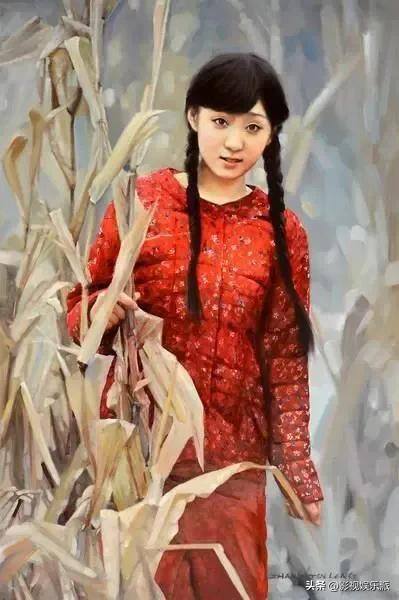 画一个漂亮的女生（这些油画中的东方女孩柔和细腻，太漂亮了！）