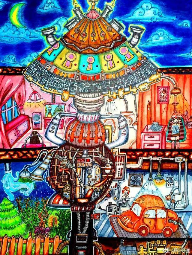 科幻儿童画（科幻画作品解说）